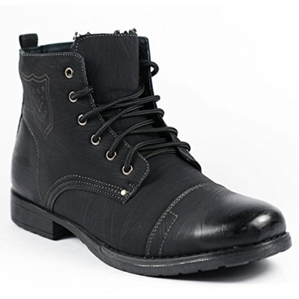 Polar Fox Men's Military Lace Up Combat Boots